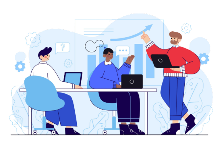 Contact illustration